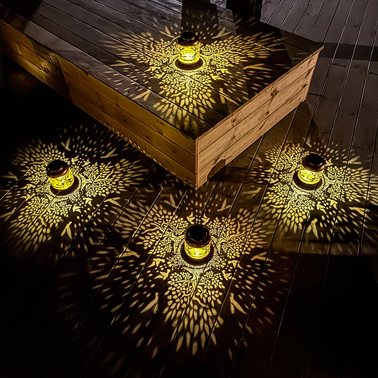 Tree of Life Solar Lanterns Outdoor Waterproof Hanging Solar Lights Big Tree Gifts for Women Men Metal Decorative LED Lanterns for Yard, Patio, Lawn, Tabletop, Pathway, Landscape, Garden Decor